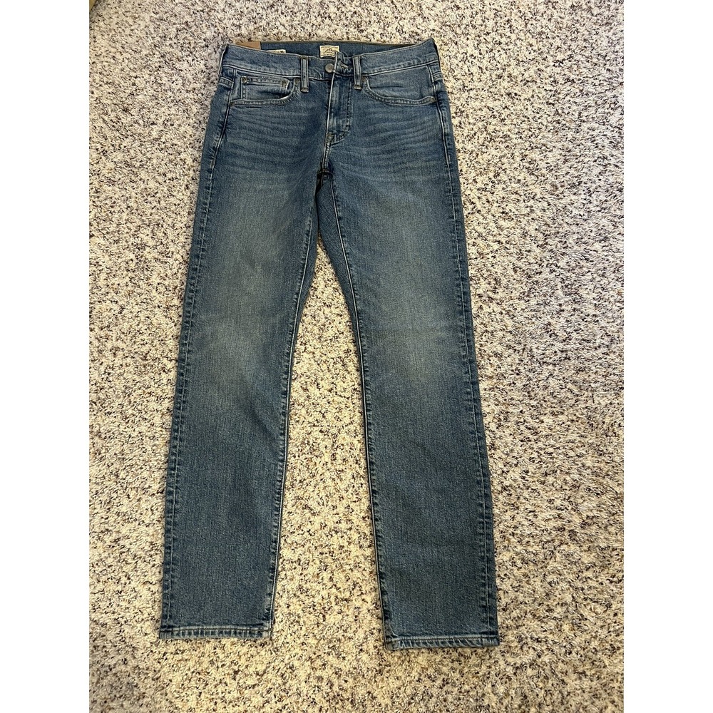 J.CREW‎ 484 Jeans Mens 28 x 30 Slim Fit Stretch Denim NEW Cotton Blend Med Wash